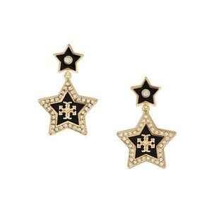 NWT Tory Burch Falling Star 18k Good Plated Earrings